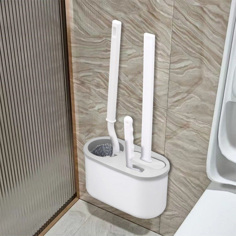 3pcs/Set Toilet Cleaning Brush