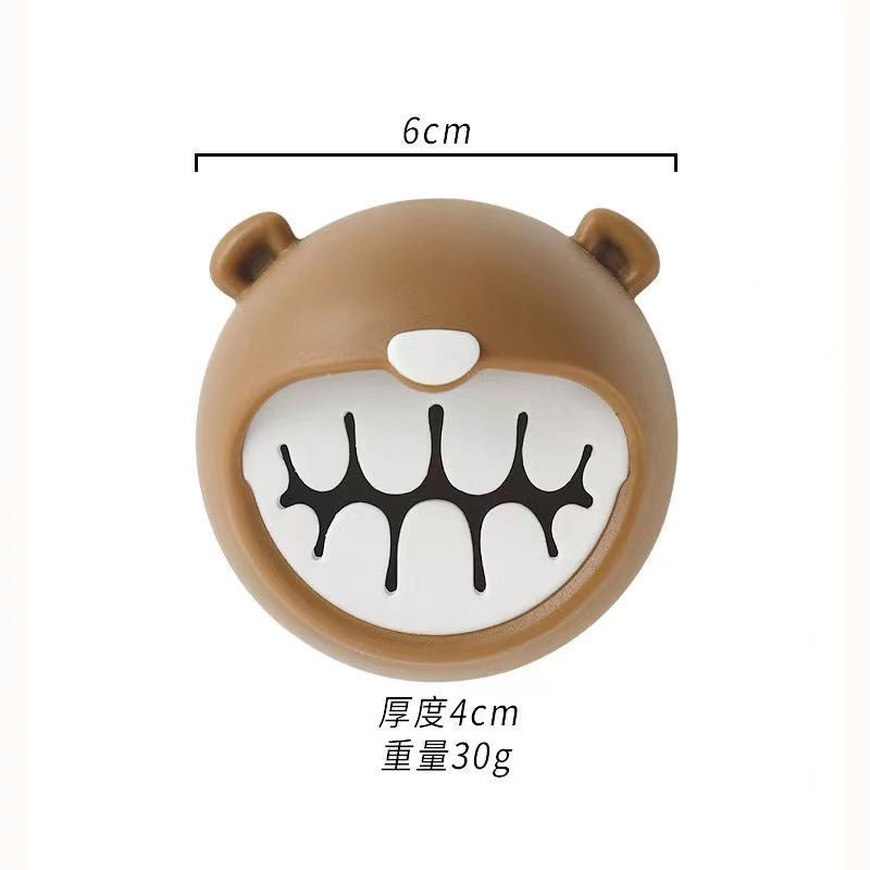 Bear-Shaped Wall Towel Holder Clip