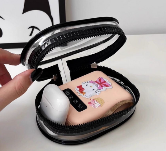 Mini Travel Tech Organizer Case – Compact & Clippable