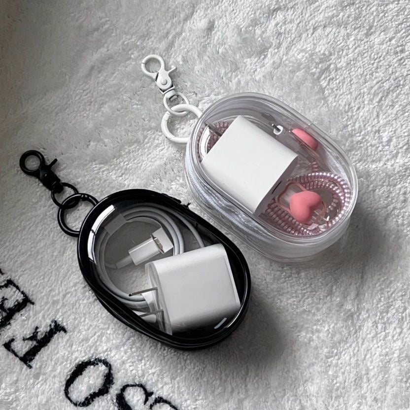 Mini Travel Tech Organizer Case – Compact & Clippable