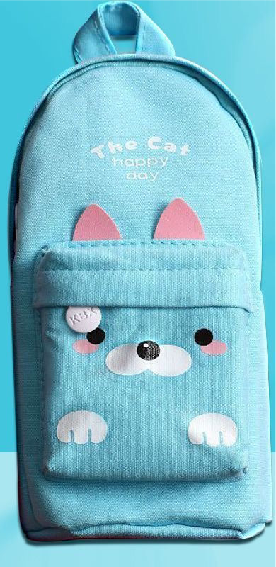Blue Cat Pencil Case