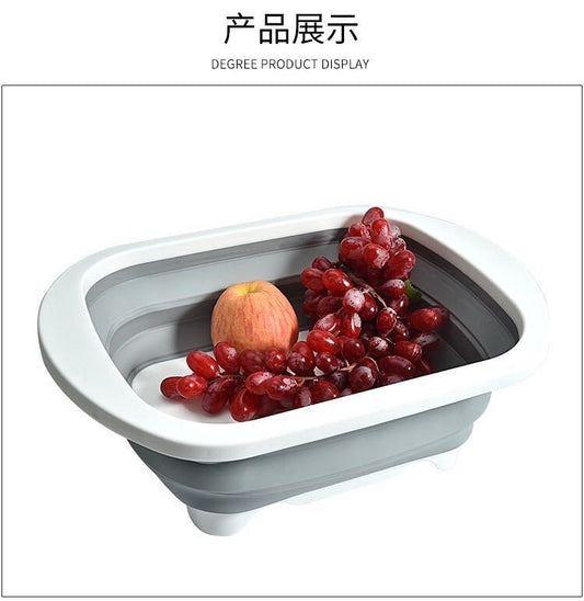 Foldable Multi-Purpose Washing Basket