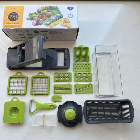 16-in-1 Smart Veggie Slicer & Chopper System