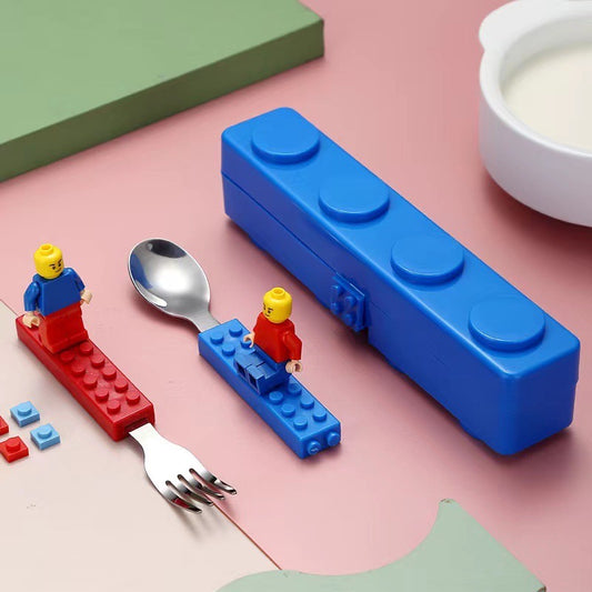 Lego block cutlery