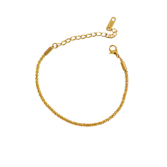 The Sparkling Gypsophila Chain Bracelet