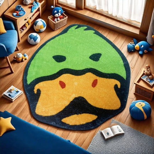 Duck Face Cartoon Rug