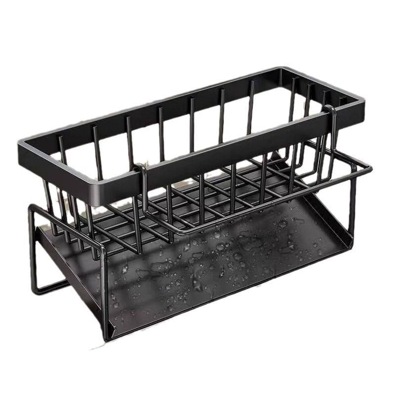Modern Kitchen Sink Caddy Organizer with Drip Tray