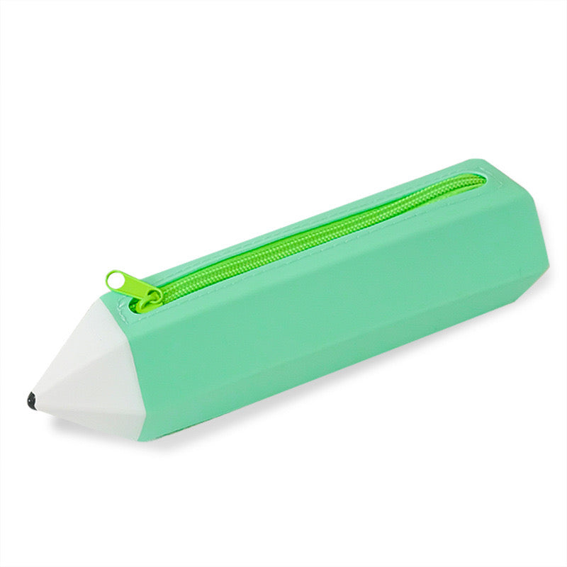 Fun & Functional Silicone Pencil Cases - Shaped Like Giant Pencils